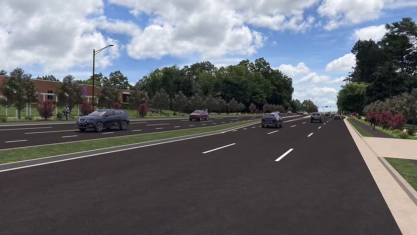 Six Forks Road Improvement Plan Road Model